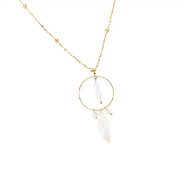 Collier perle espoir doré