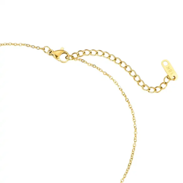 Collier Bling Tag Diamonds – Acier Inoxydable Dottilove (Doré ou Argenté)